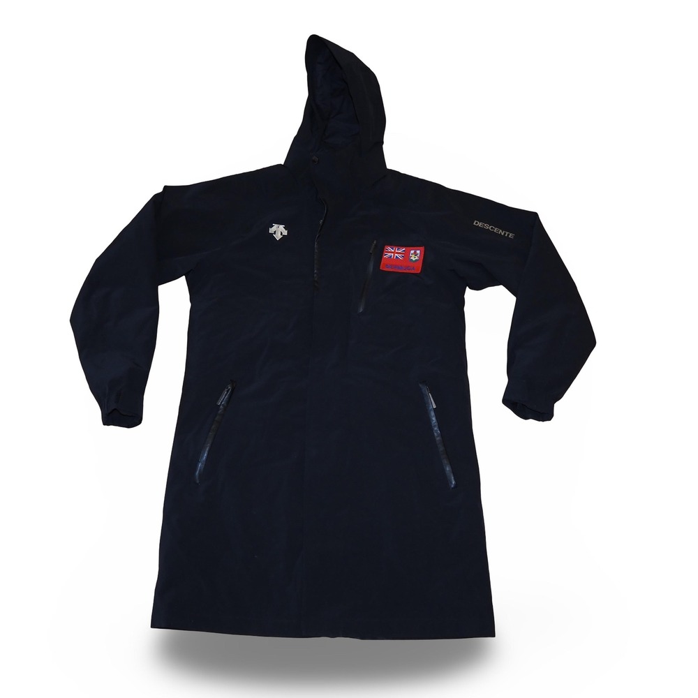 Descente Bermuda Team Mens S 48 Hooded Insulated Long Ski Coat D7-8734